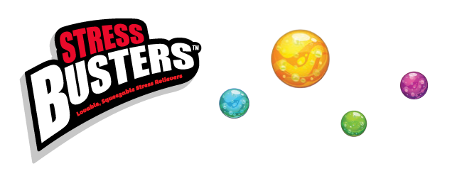 Stress buster collection with cactus, heart, poop emoji