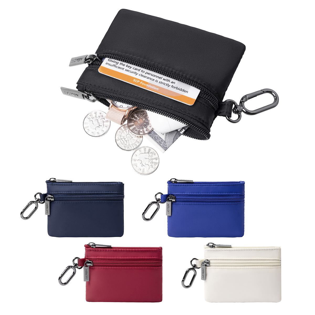 AeroLOFT® Carabiner Zip Wallet