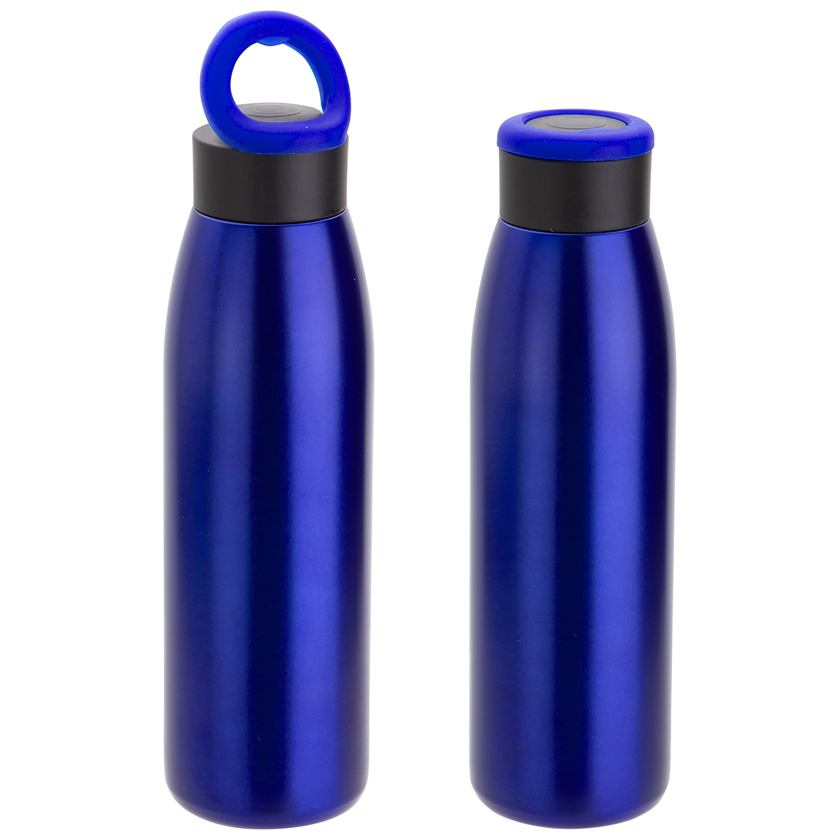Aurora 18 oz Vacuum Insulated Copper-Coated Stainless Steel Bottle — Blue