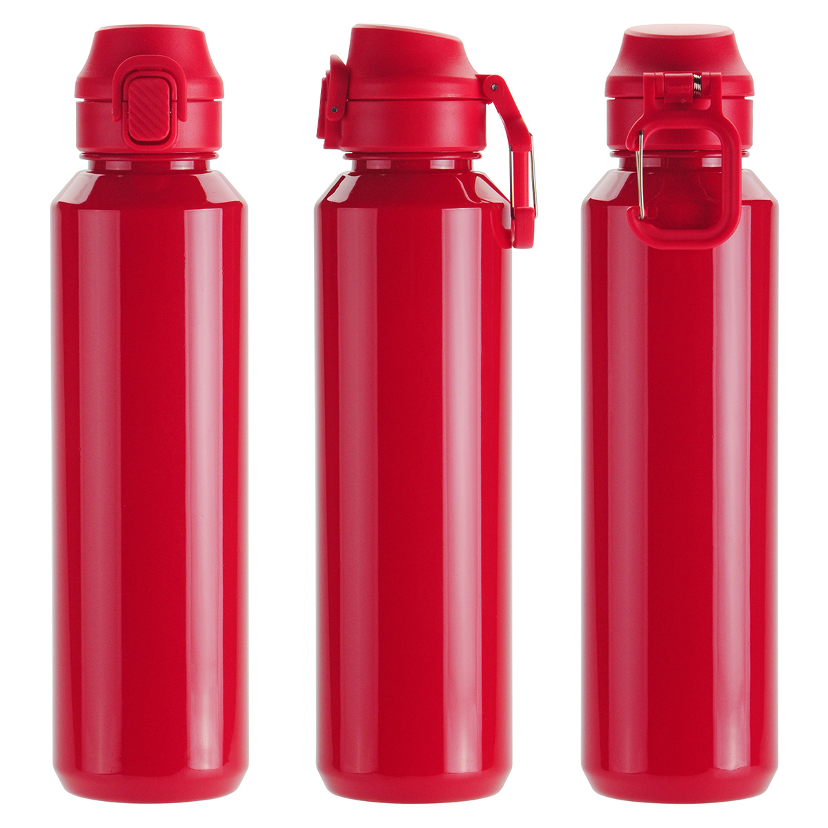 Switchback 27 oz RPET Bottle with Snap-Top Lid & Carabiner 45