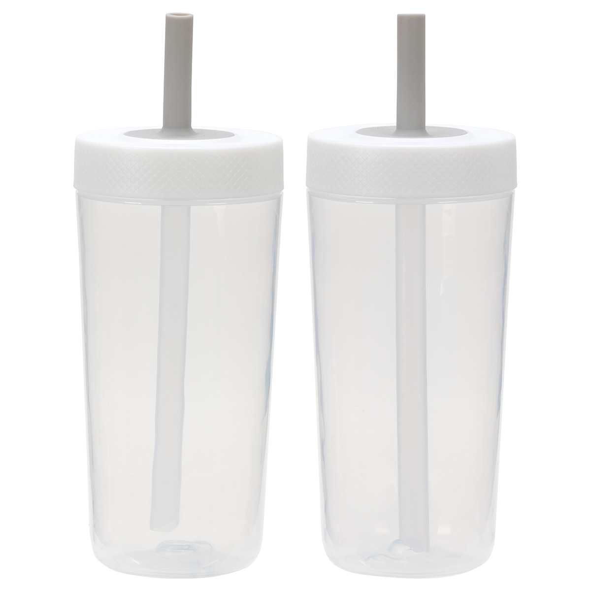 Havana 22 oz Recycled Polypropylene Tumbler with Silicone Straw — Frost White