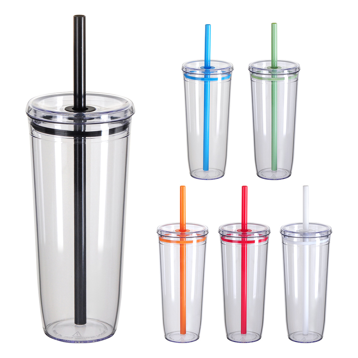 Norris 20 oz Recycled Acrylic Straw Tumbler