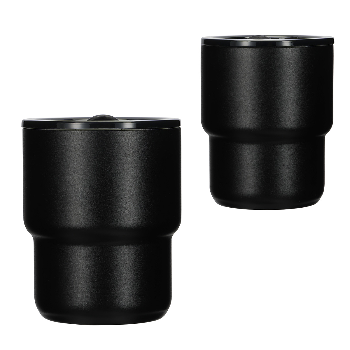 Savor 10 oz Eco-Friendly Ceramic-lined Vacuum Insulated Stackable Tumbler — Black