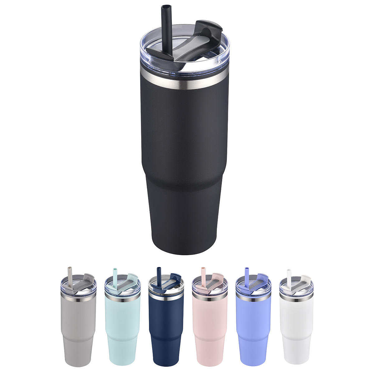 Monza 30 oz Stainless Steel/Polypropylene Tumbler