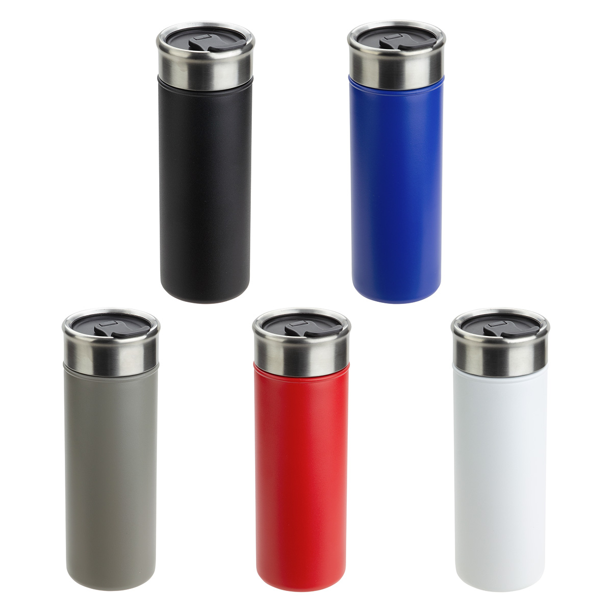 Solari 18 oz Copper-Lined Powder-Coated Insulated Tumbler