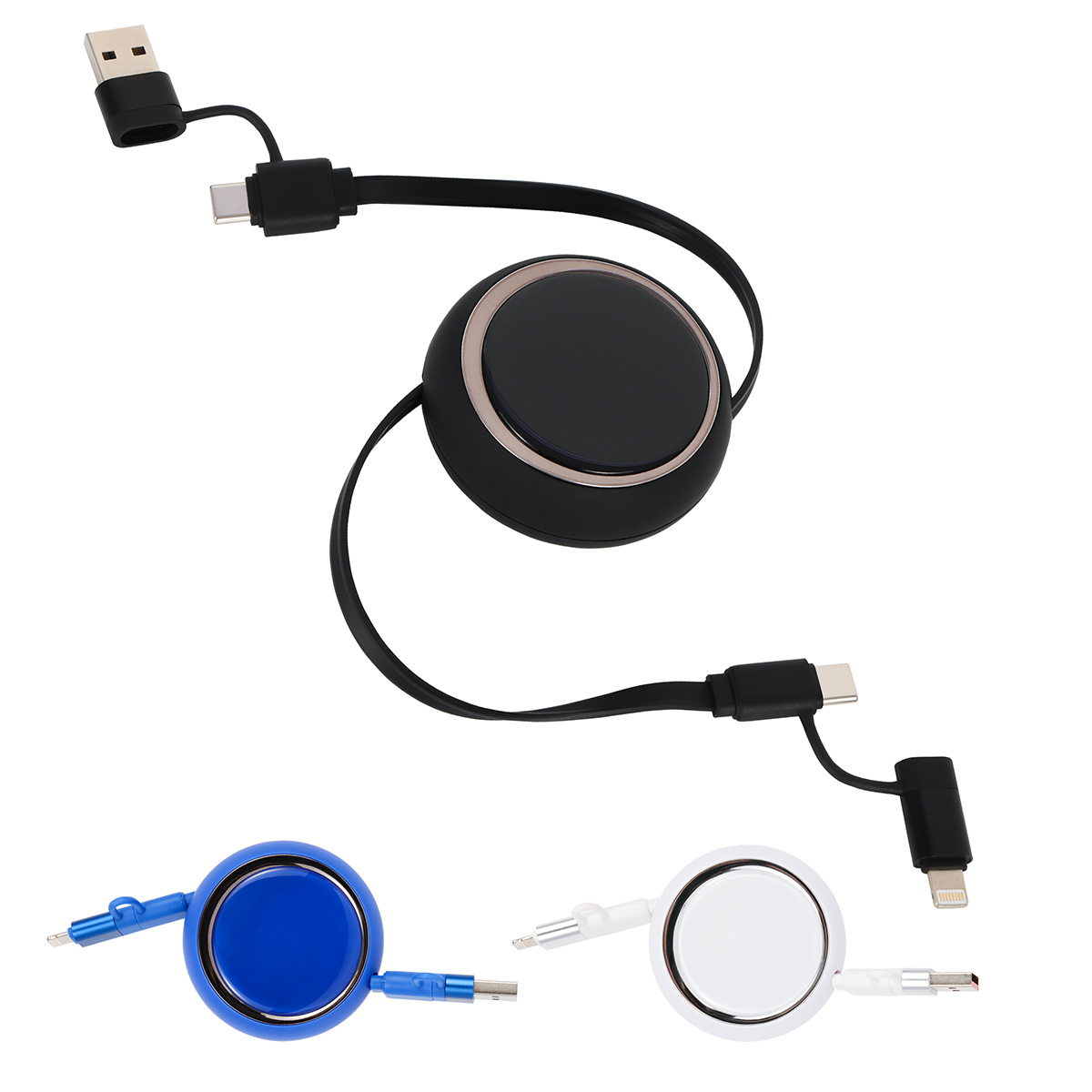 Mach 4-in-1 100W PD 39" Retractable Charging Cable