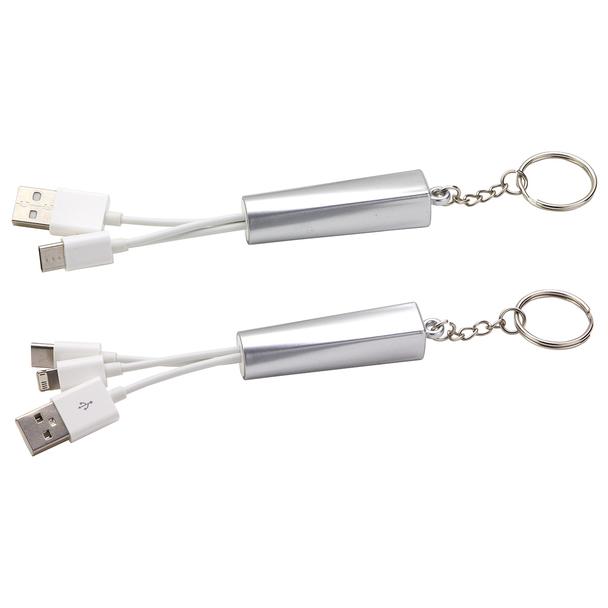 Trey 3-in-1 Light-Up Charging Cable with Keychain 42