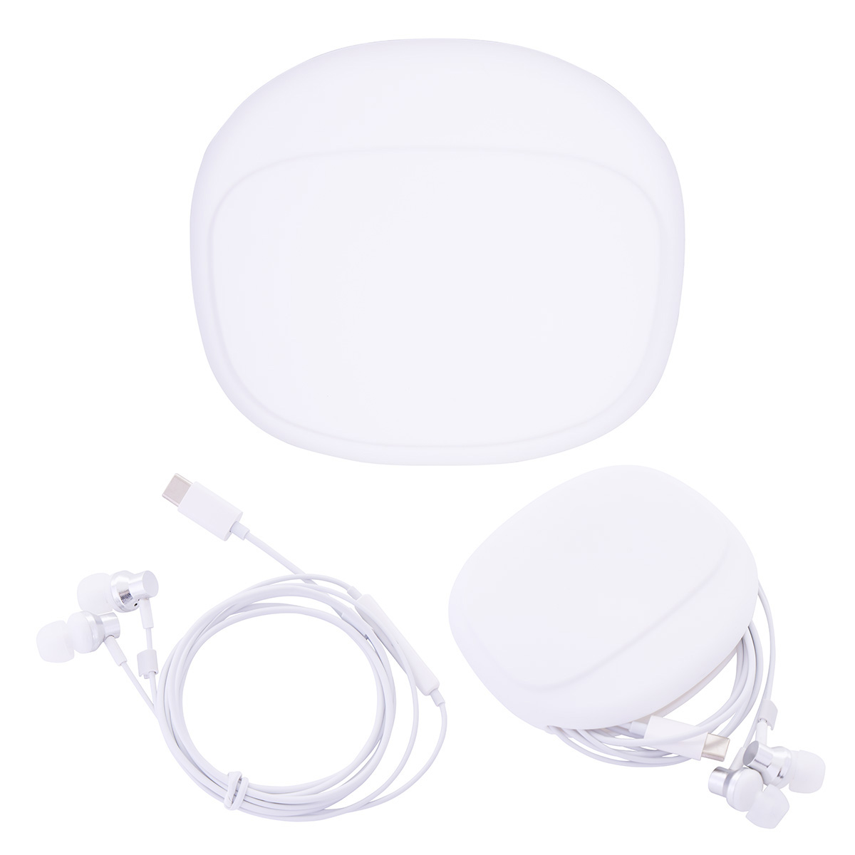 Opus USB-C Wired Earbuds with Silicone Pouch