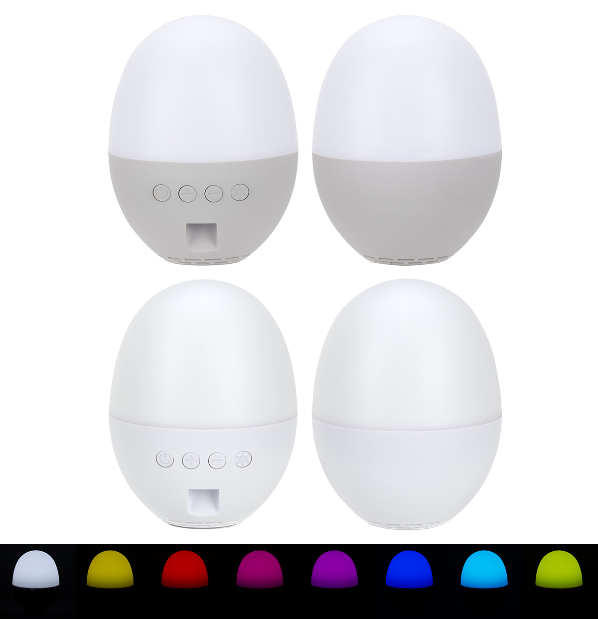 Audio Dome Lighted Wireless Speaker with White Noise Sounds