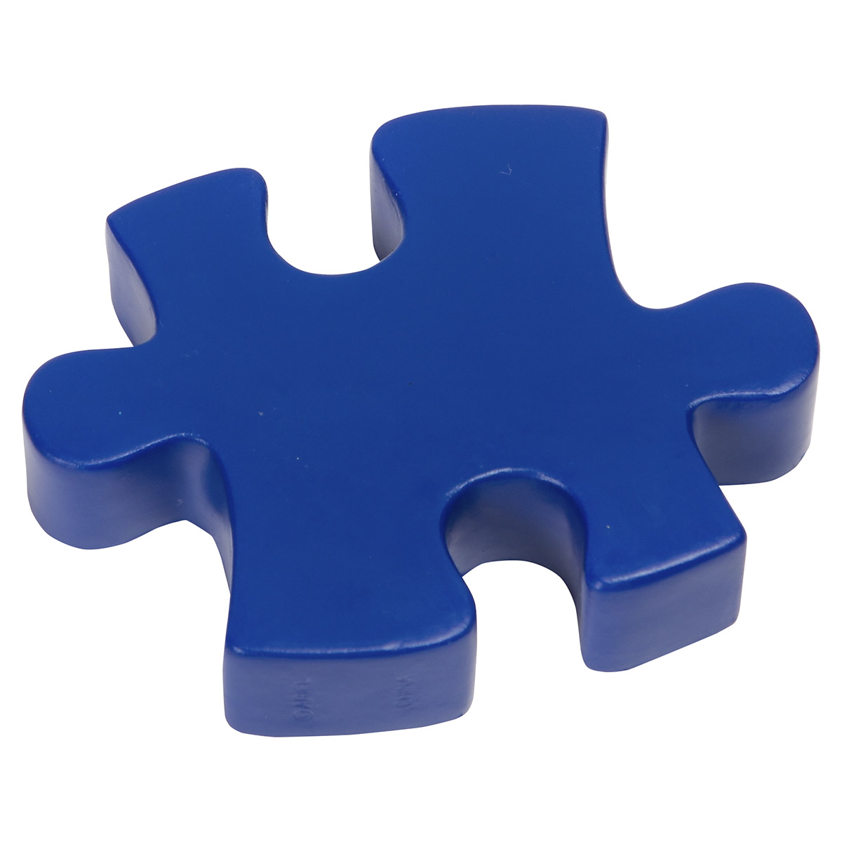 Connecting Puzzle Piece Stress Reliever — Blue
