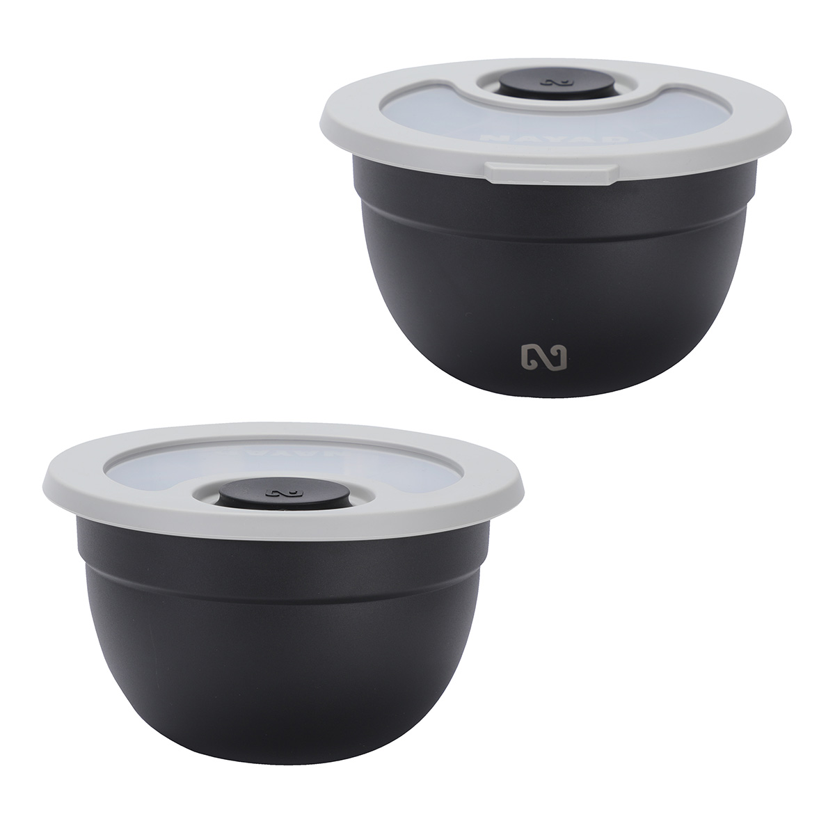 NAYAD® Utilia 64oz Salad Bowl — Black