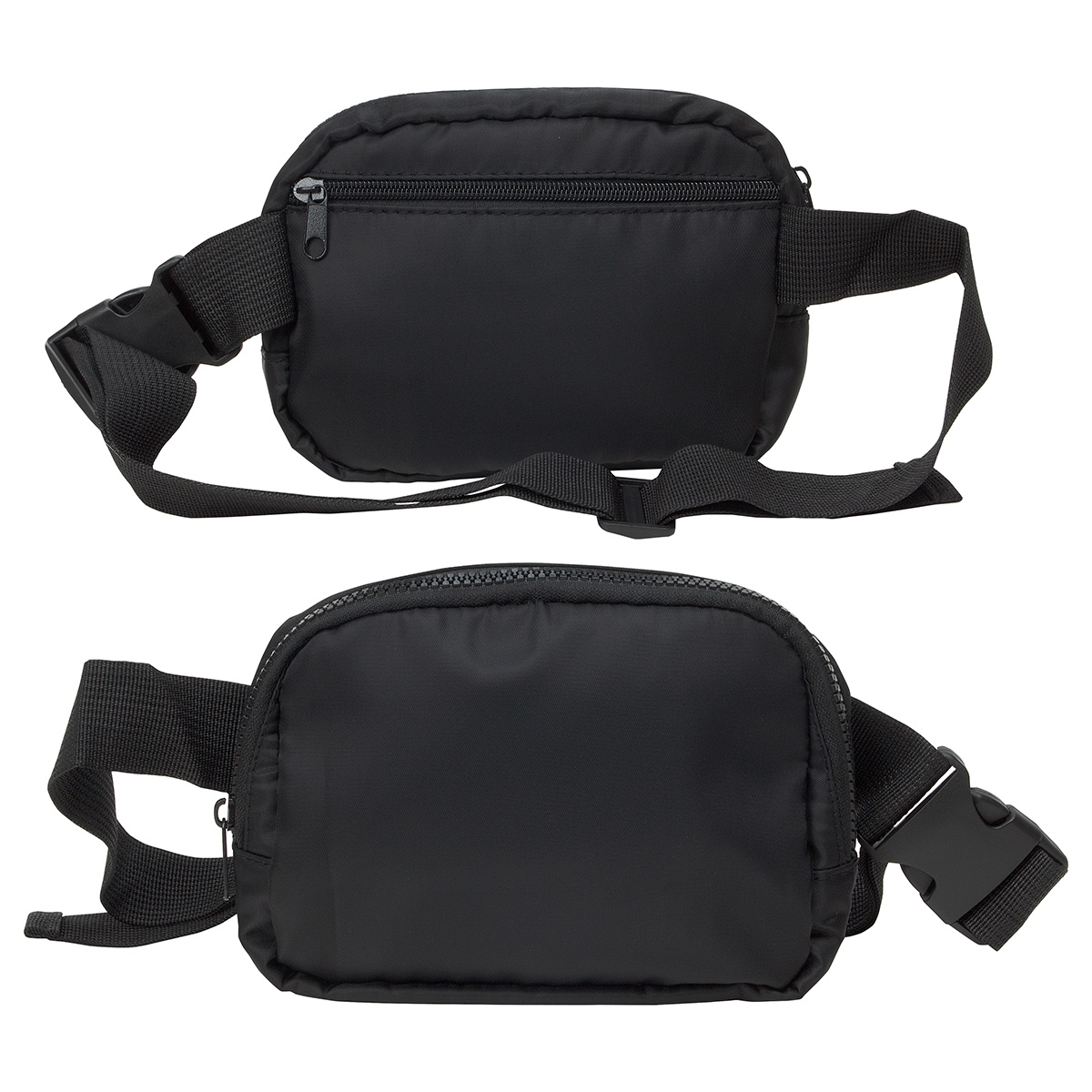Atlas Polyester Belt Bag — Black