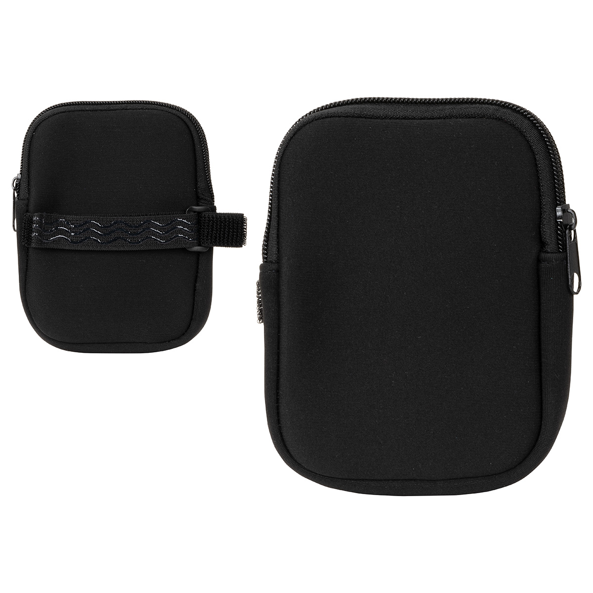 Cup Cadet Zippered Pouch — Black