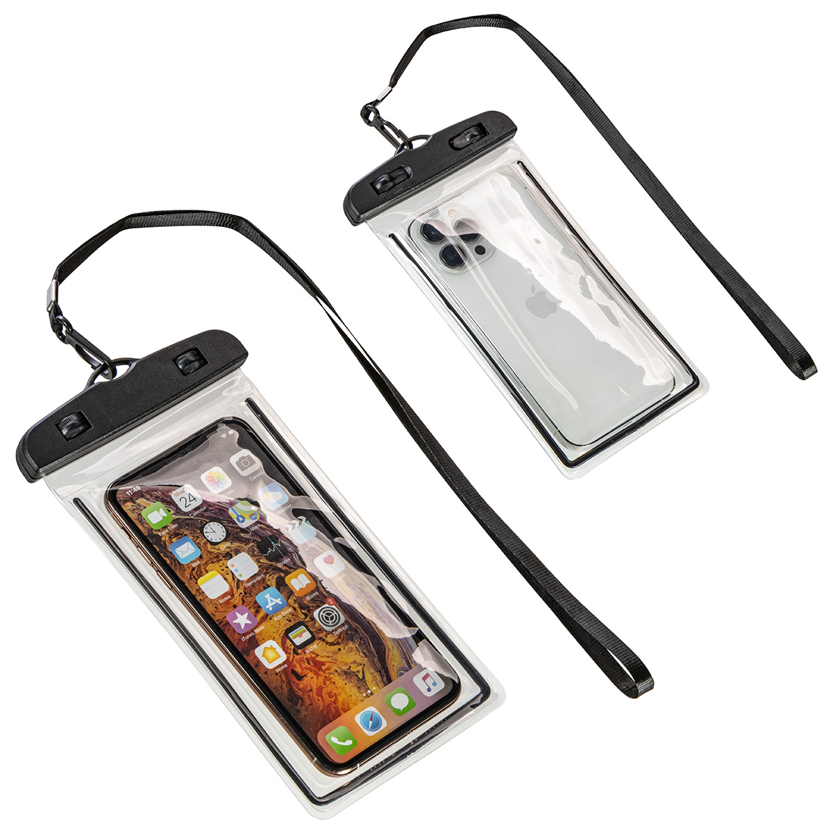 Best Buddy Tools® Coral IPX8 Waterproof TPU Phone Pouch — Black