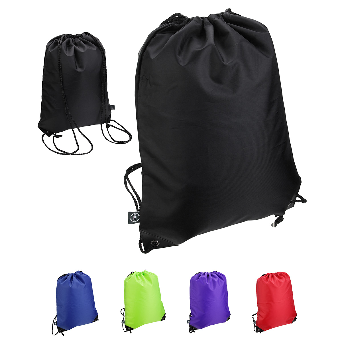 Grab 'N Go RPET Budget Drawstring Bag