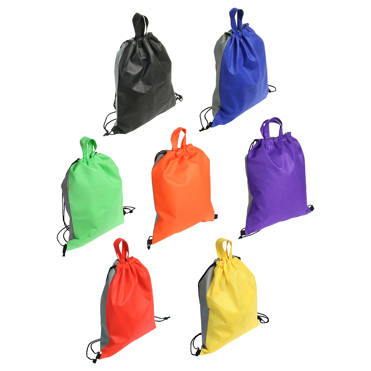 Glide Right Non-Woven Drawstring Bag