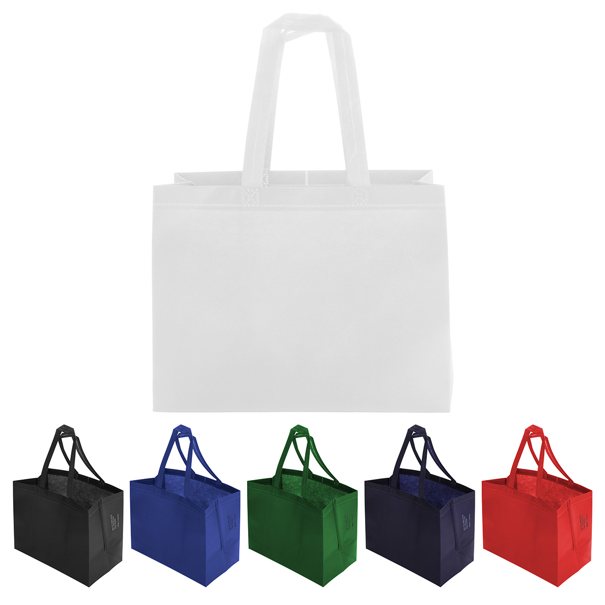 Kingston 80GSM Recycled Non-Woven Polypropylene Heat-Sealed Tote