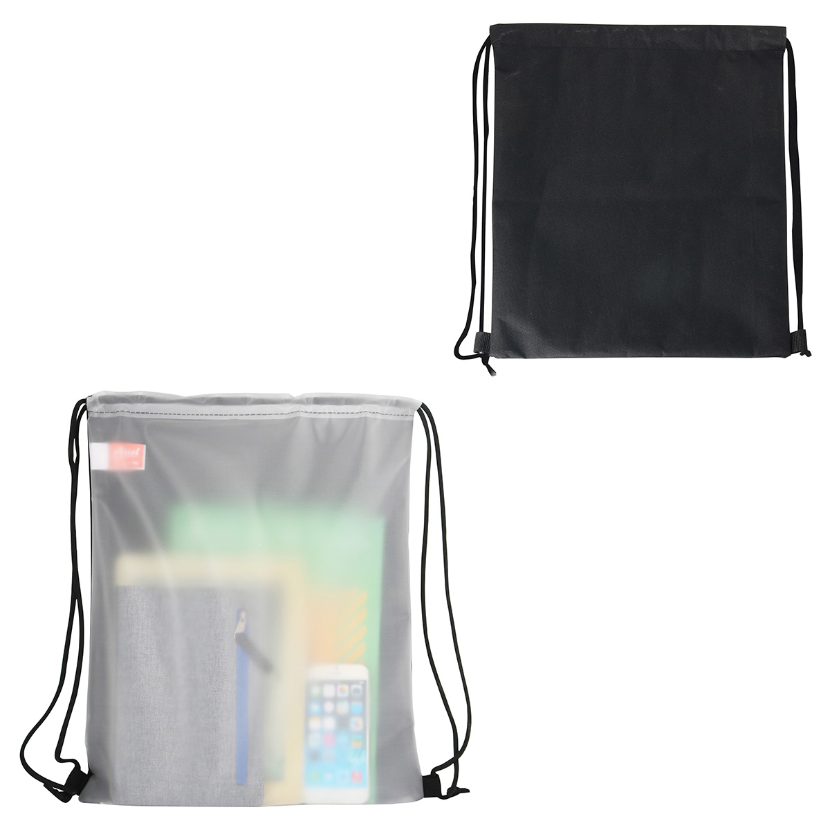 Pearl Soft-Touch Drawstring Bag