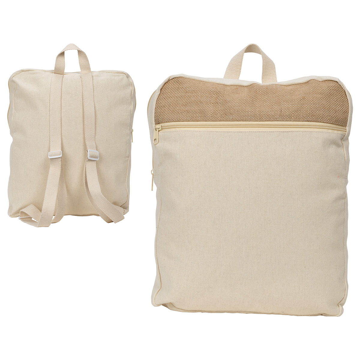 Savanna Jute & Recycled Cotton Backpack