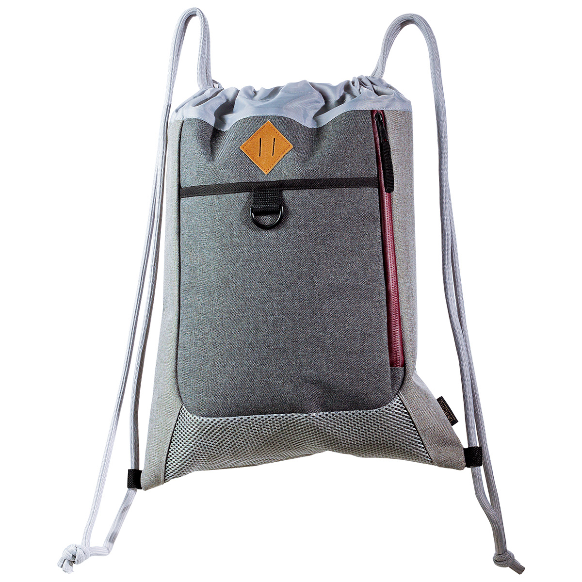 Bordeaux Polycanvas Drawstring Bag by Taroko™