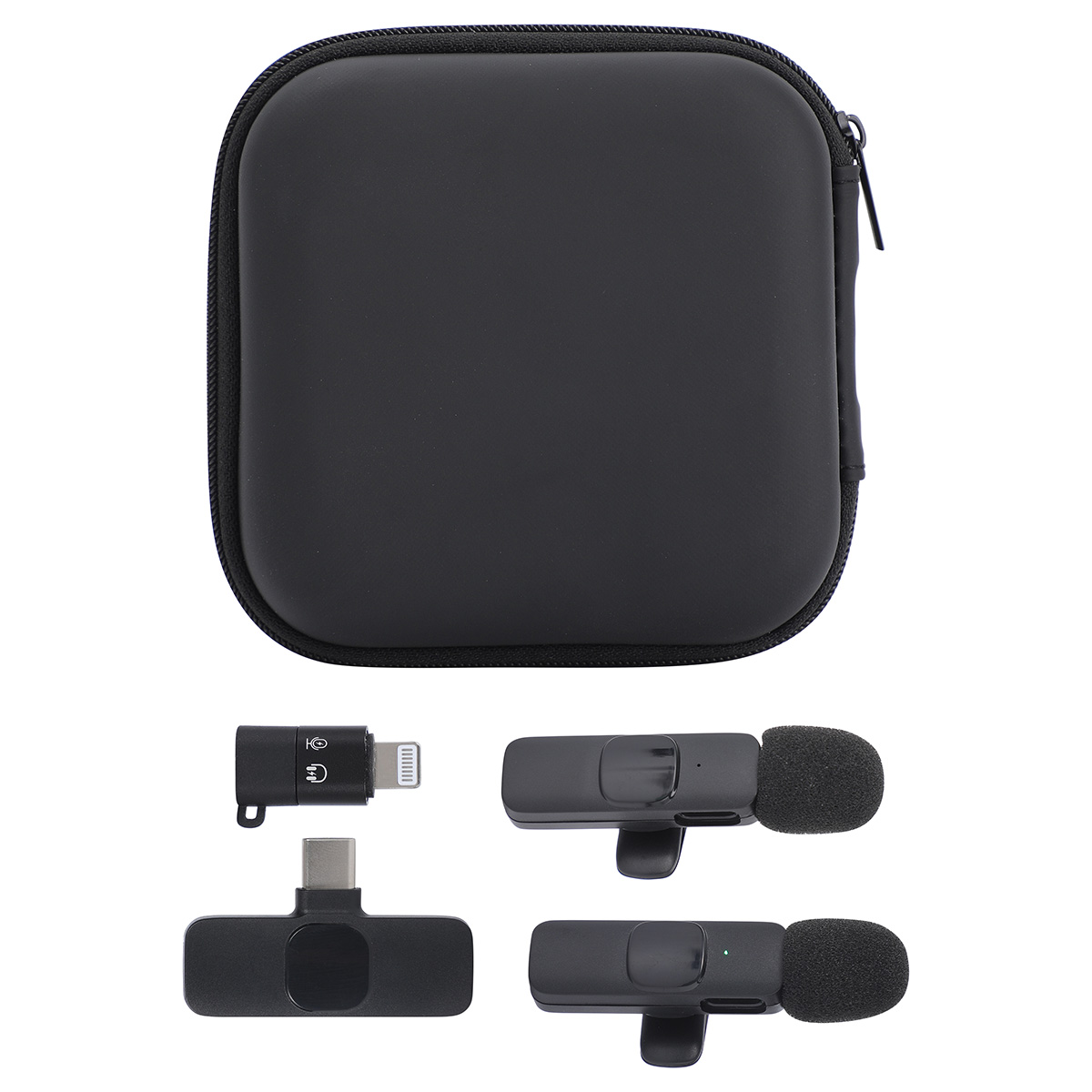 Center Stage Portable Wireless Lavalier Microphone - Set of 2