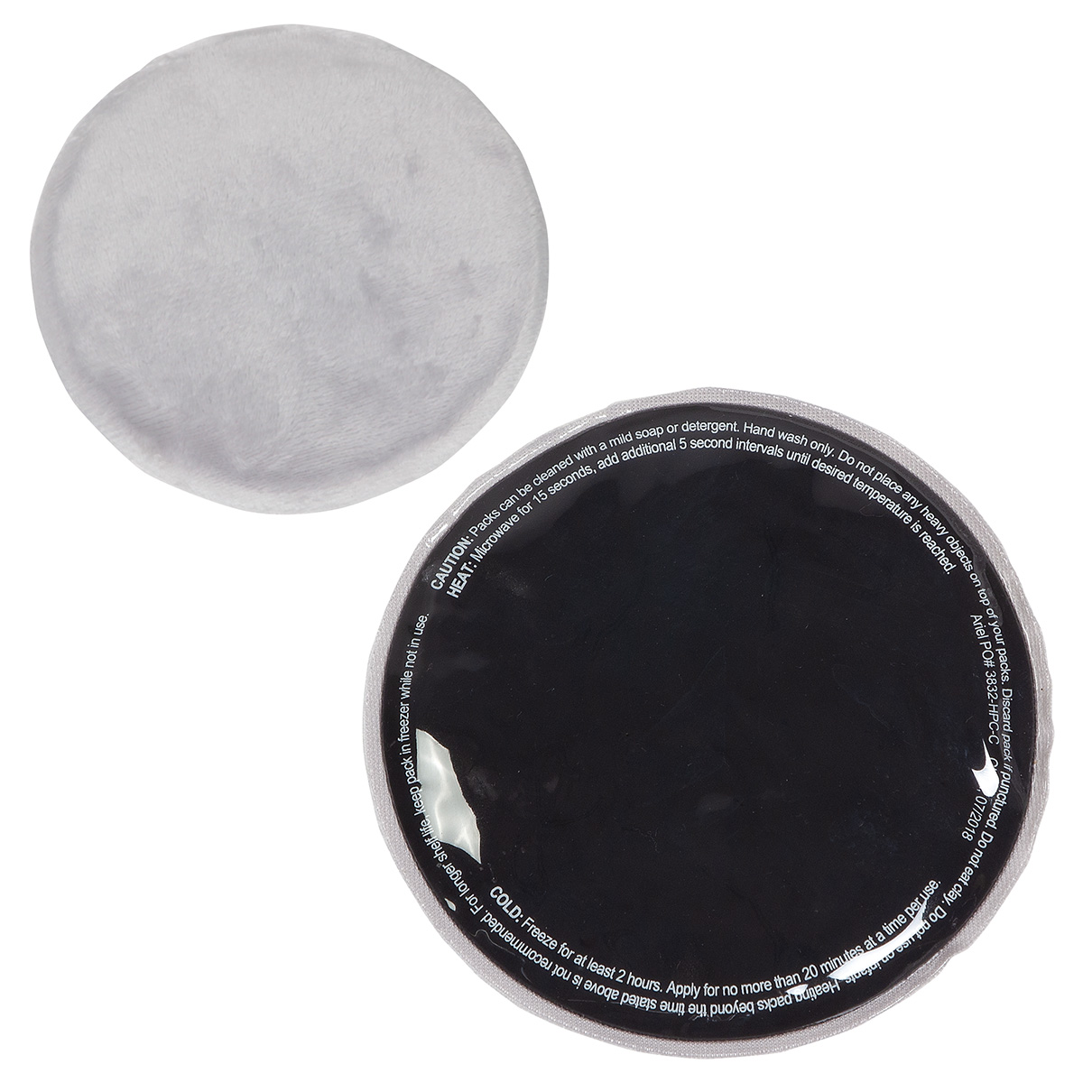 ComfortClay® Plush Round Pack — Black
