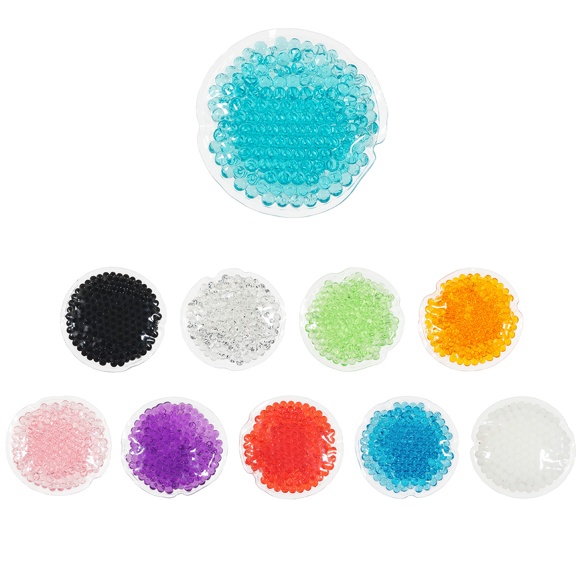 Full Color Mini Round Aqua Pearls™ Hot/Cold Pack