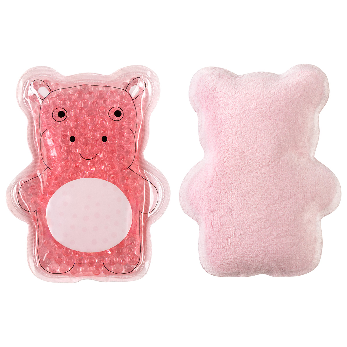 Plush Hippo Aqua Pearls™ Hot/Cold Pack