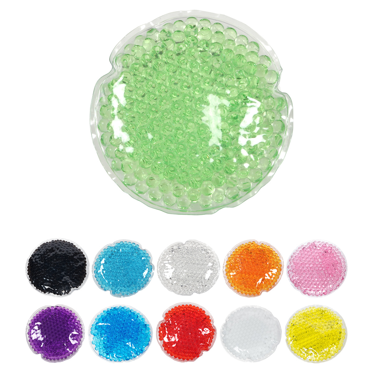 Full-Color Round Aqua Pearls™ Hot/Cold Pack