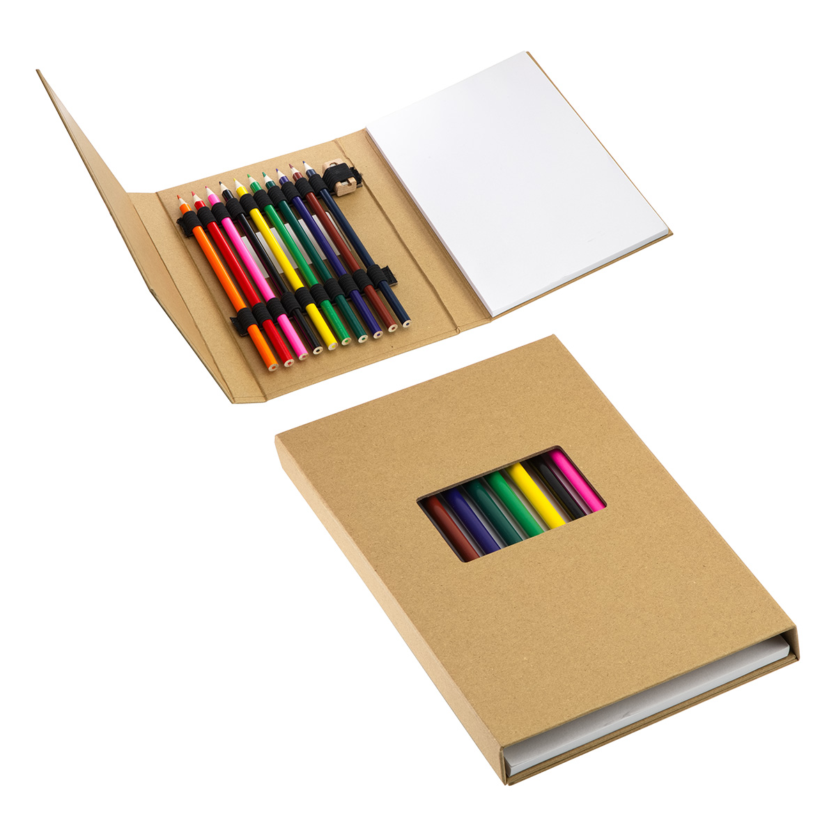 Artisan Sketch Pad with 10-Piece Colored Pencil Set