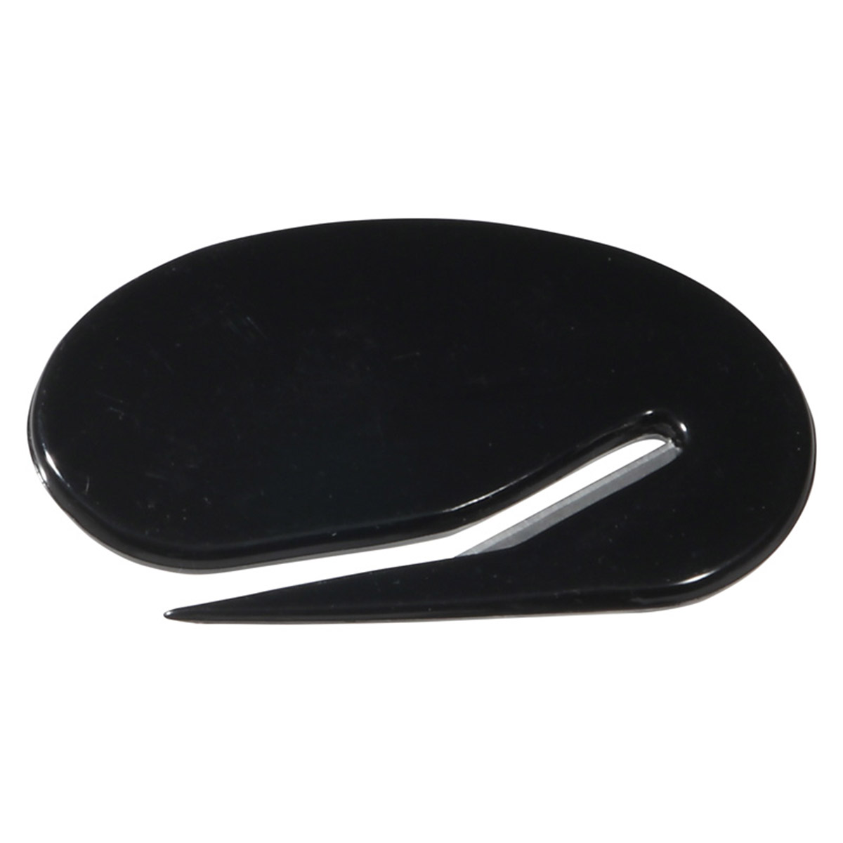 Oval Letter Opener — Black