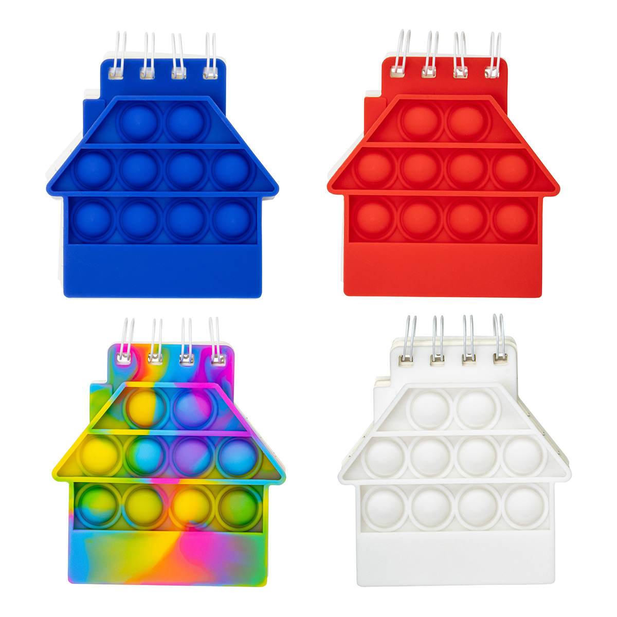 House Spiral Notebook Push Pop