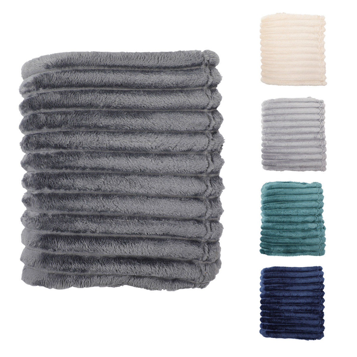 BeWell™ Parlor Soft Stripe Cuddle Blanket