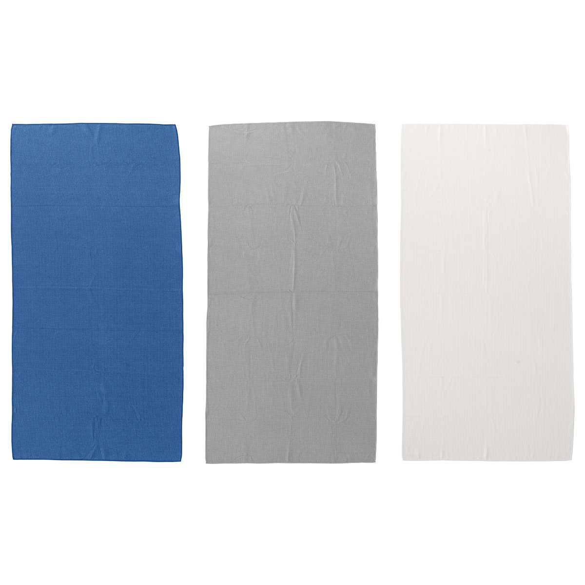 Seaside 30" x 60" Waffle Microfiber Beach Towel