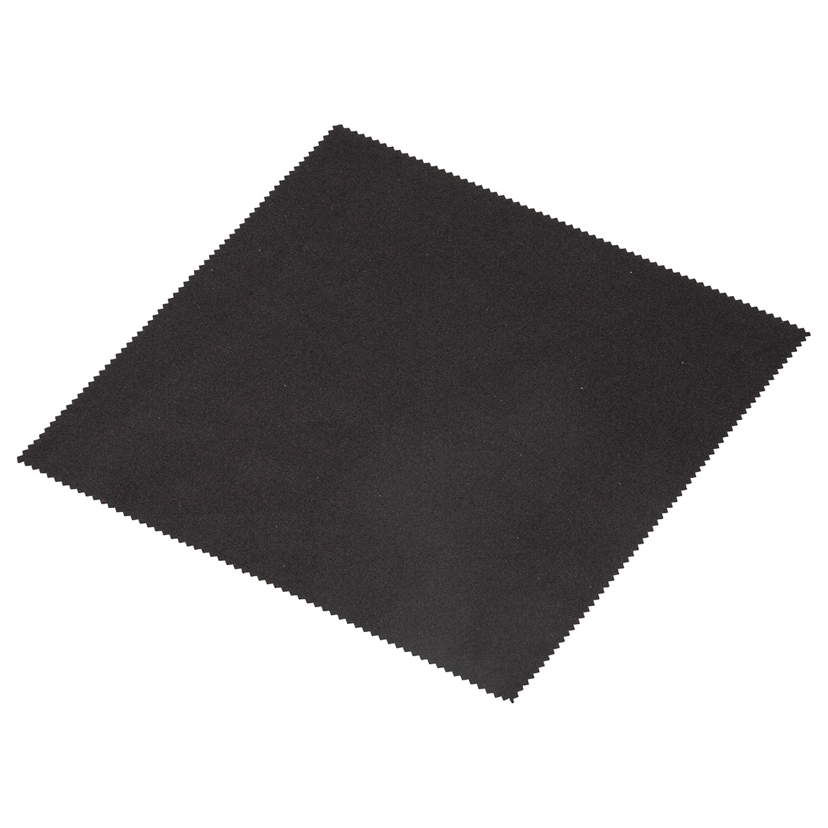 Suede 10" x 10" Microfiber Cleaning Cloth- 1-Color — Black