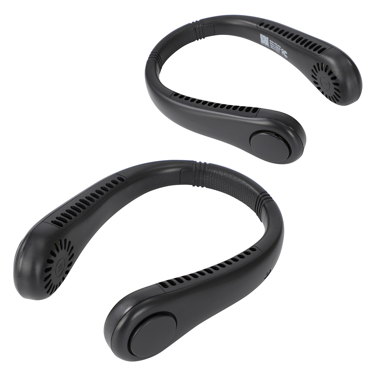 Cyclone Dual Airflow Neck Fan — Black