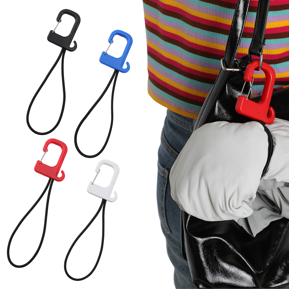 Swivel Clip Folding Bag Hanger