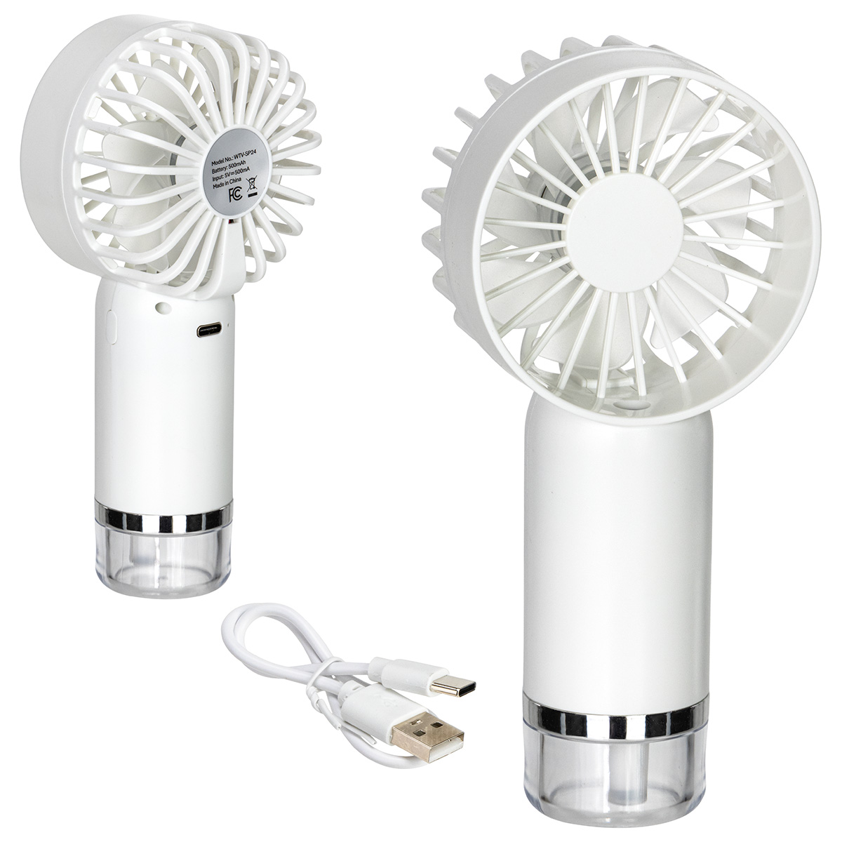 Best Buddy Tools ® Spritz Handheld Rechargeable Misting Fan