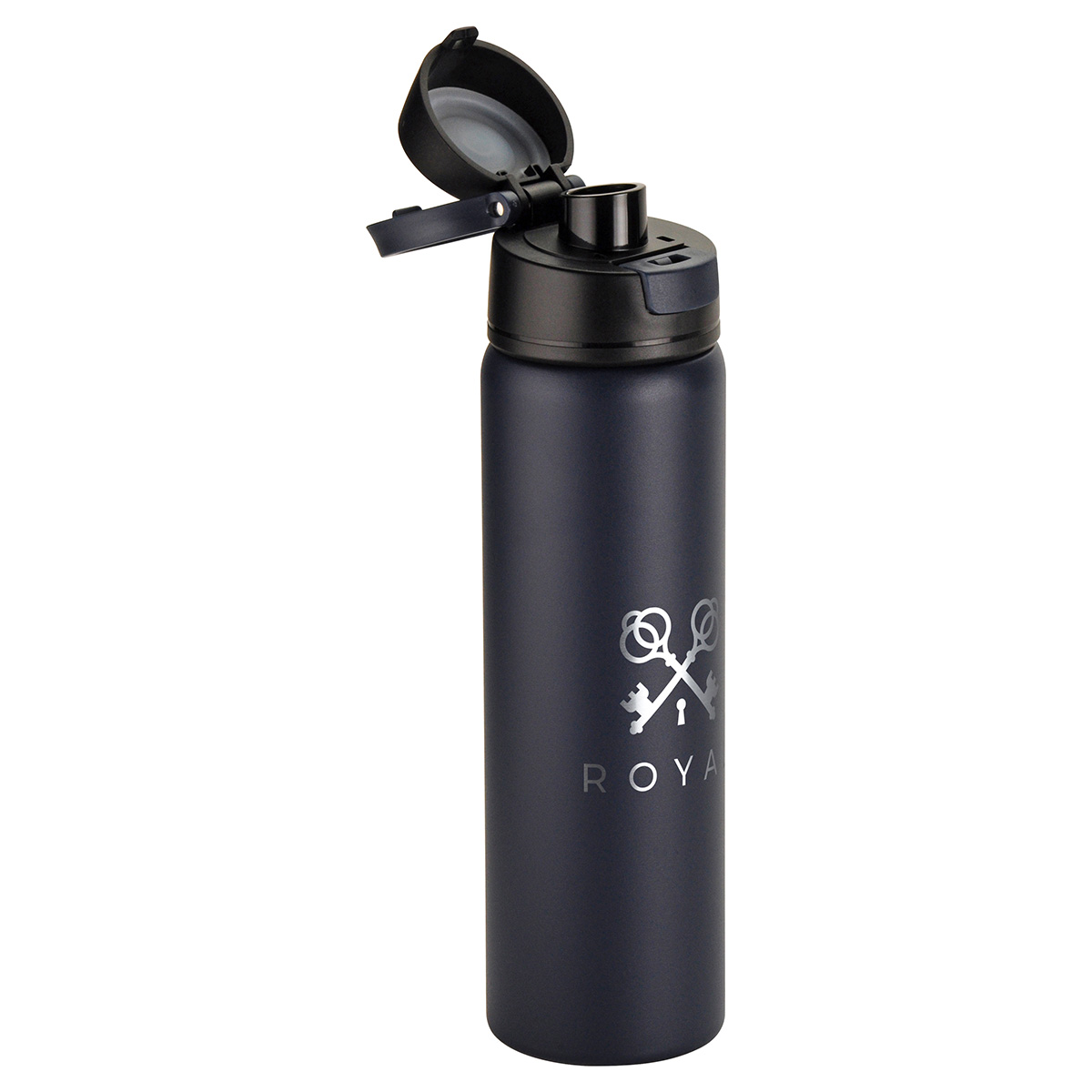 Cabrio 24 oz Recycled Stainless Steel Vacuum Insulated Bottle, custom water bottle with logo imprint 82