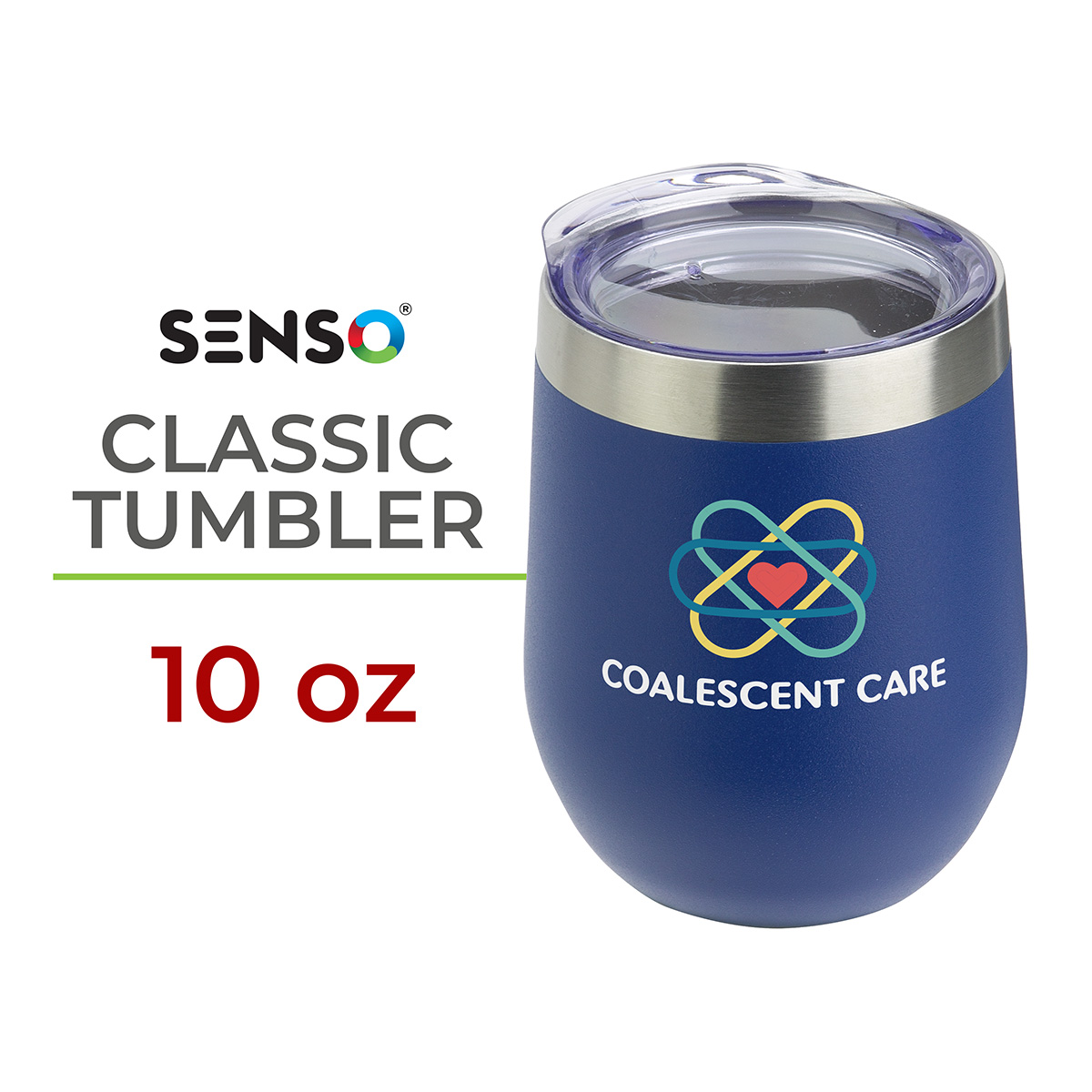 SENSO® Classic 10 oz Vacuum Insulated Stainless Steel Wine Tumbler 72