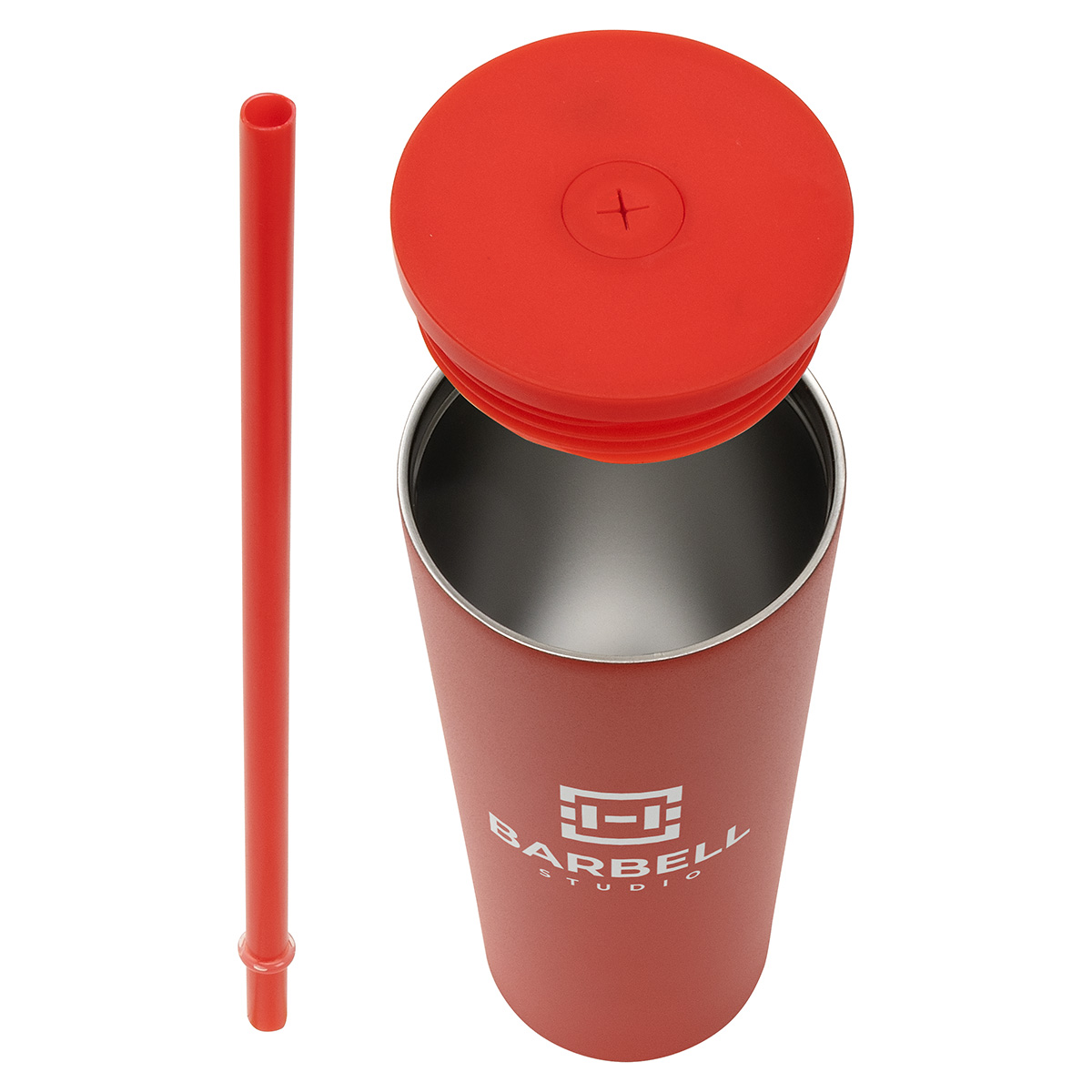 Bradford 24 oz Vacuum Insulated Stainless Steel Tumbler with Straw 96