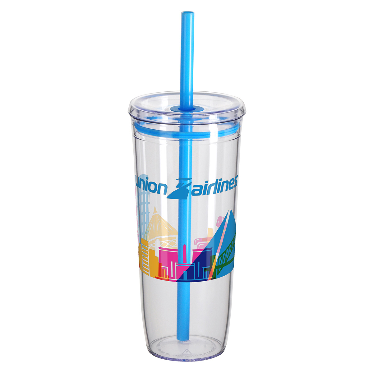 Norris 20 oz Recycled Acrylic Straw Tumbler 45