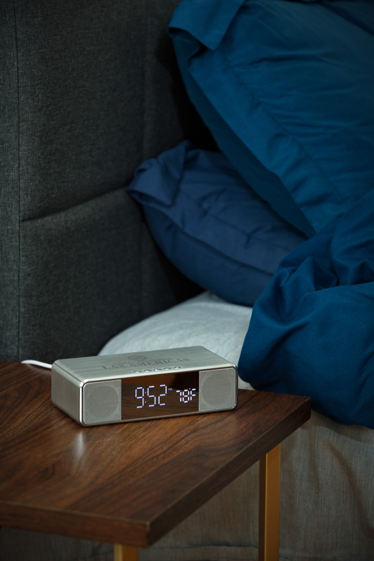 Mystic Alarm Clock with Wireless Speaker & Wireless Charger 19