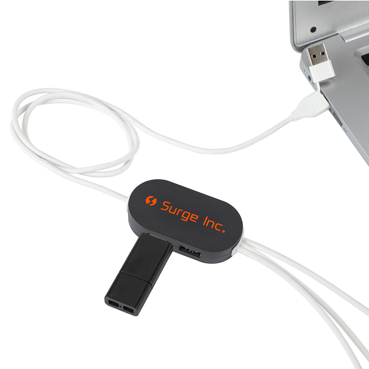 Triumph 3-in-1 Charging Cable with 4-Port USB Hub and Recycled Casing 2
