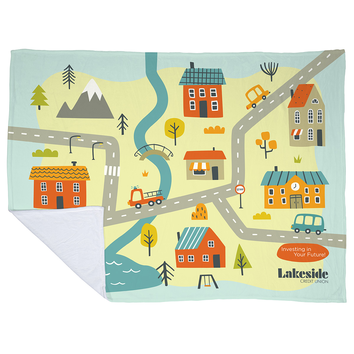 Silk Touch Blanket 60" x 80" 300GSM  Polyester - Full Color 15