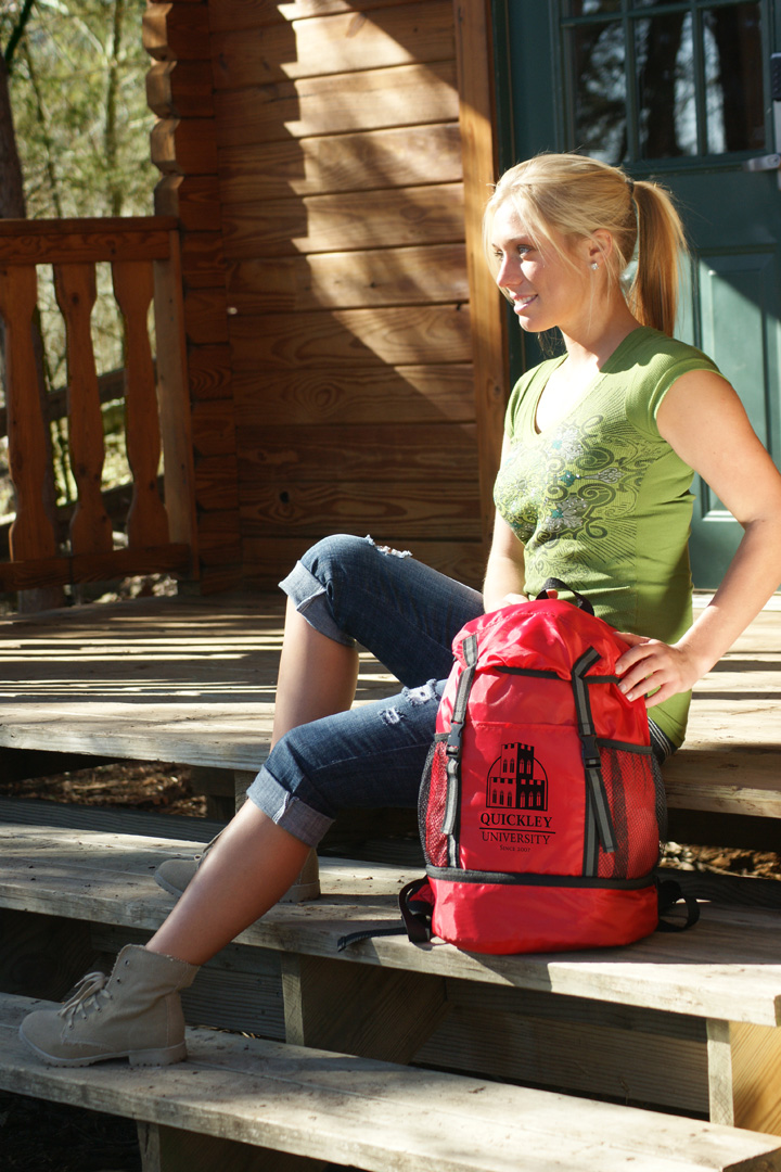 Trail Loop Polyester Drawstring Backpack 33