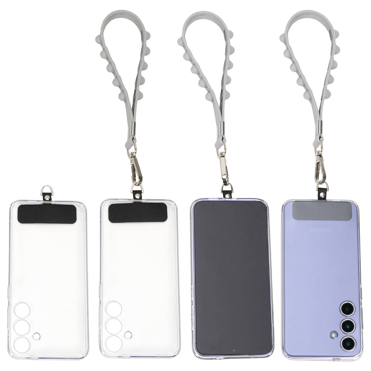 2-in-1 Push Pop Stress Reliever Phone and Keychain Wristlet 40