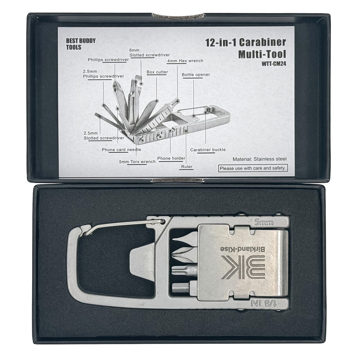 Best Buddy Tools® 12-in-1 Carabiner Multi-Tool 17