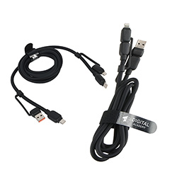 Torque Flex 4-in-1 60W PD 59" Silicone Charging Cable 7