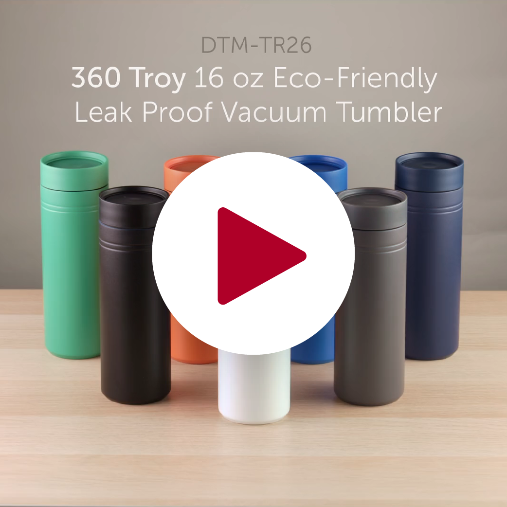 360 Troy 16 oz Eco-Friendly Leak-Proof Vacuum Tumbler